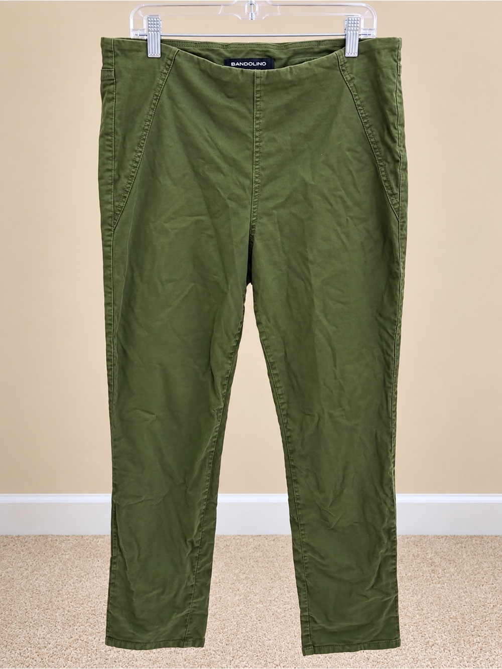Bandolino Dark Olive Green Mens Chinos